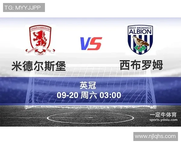 西布罗姆维奇主场迎战米德尔斯堡争夺英冠积分榜重要位置